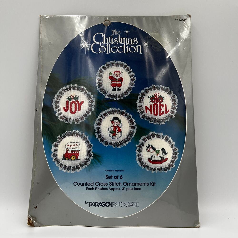 Paragon Needlecraft The Christmas Collection Counted Cross Stitch Ornaments Kit